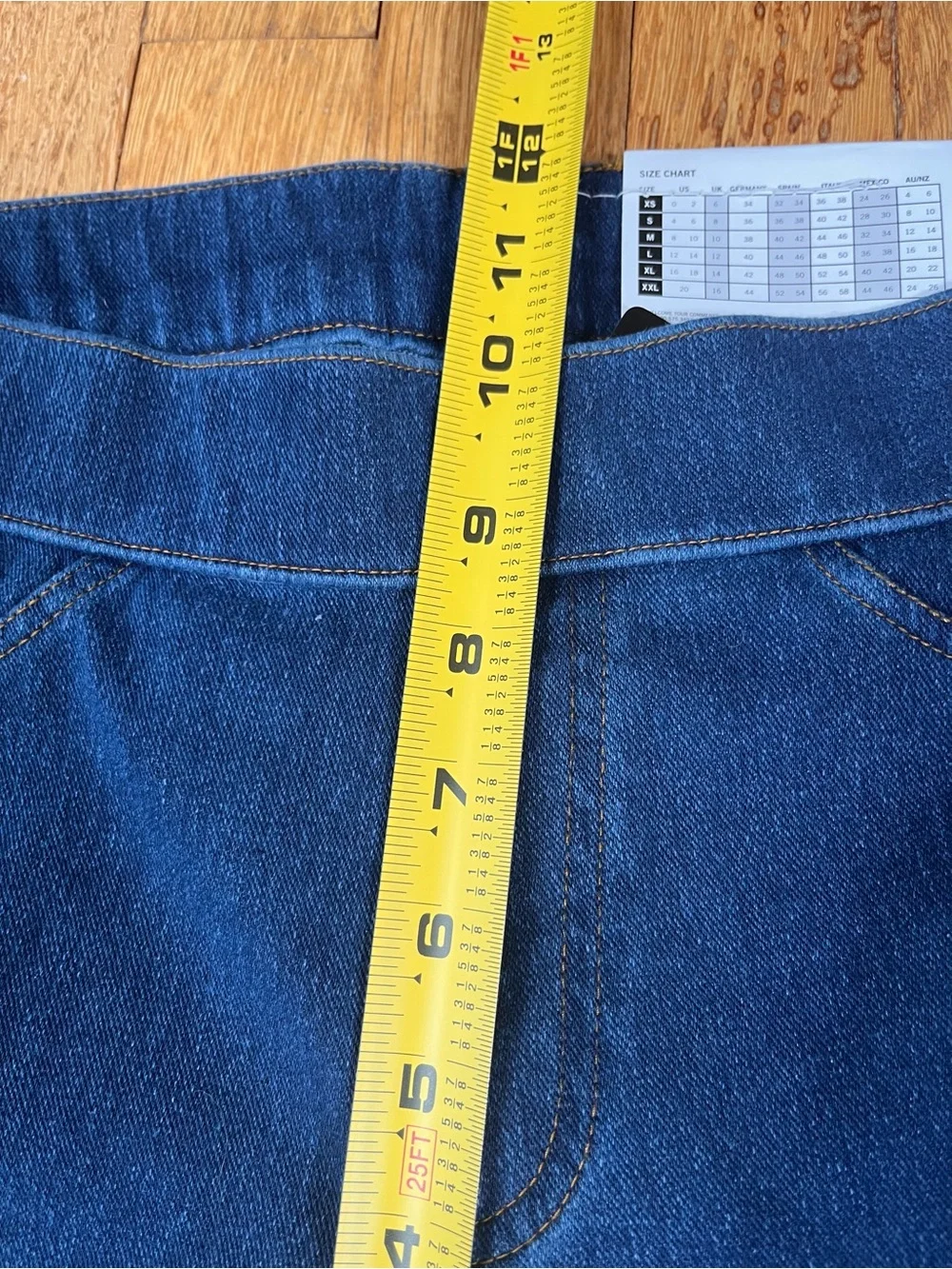 HUE Indigo Stretch Jeggings
